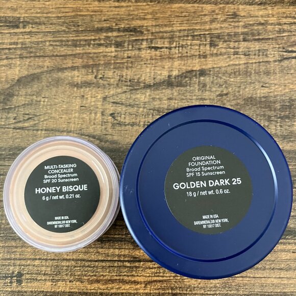 bareMinerals Deluxe Loose Foundation & Bisque 2-Pc Kit - Golden Dark  a607231 - Picture 1 of 6